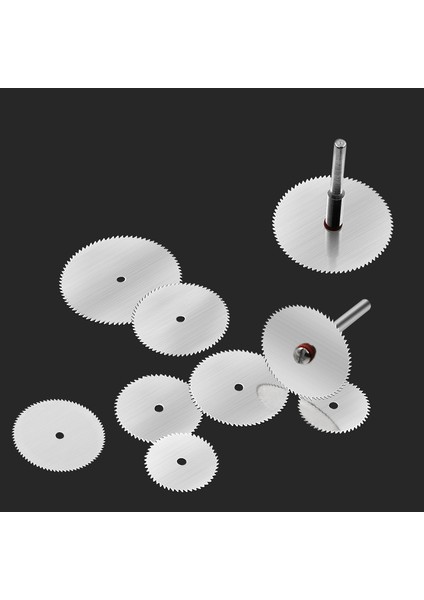 11PCS Kit Mini Dairesel Testere Bıçağı Elektrikli Taşlama Kesme Kesme Mandrel Seti Sevıch (Yurt Dışından)