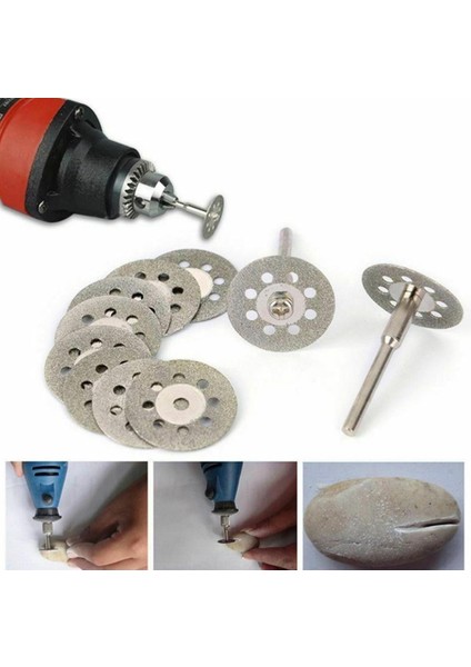 Kesme Diski Elmas Taşlama Dairesel Testere Bıçağı Aşındırıcı Mini Matkap 22MM Podazz (Yurt Dışından)