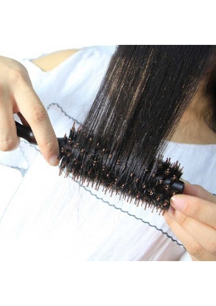 D7YD Domuzu Kıl Yuvarlak Şekillendirici Saç Fırçası Tarak Fön Makinesi Kıvırma Rulo Masaj Saç Fırçası Ahşap Saplı Kadın Erkek Için (Yurt Dışından) fırsatları