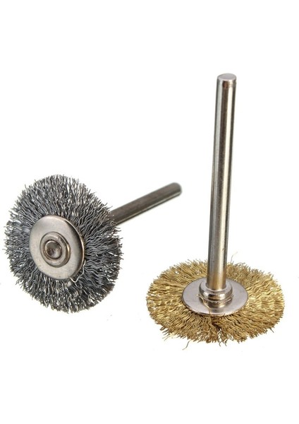88 Parça Mini Tel Fırça Tekerlek Fincan Pirinç Çelik Tel Fırça Seti 1/8 Inç (3mm) Dremel Döner Aletler Için Sap (Yurt Dışından)
