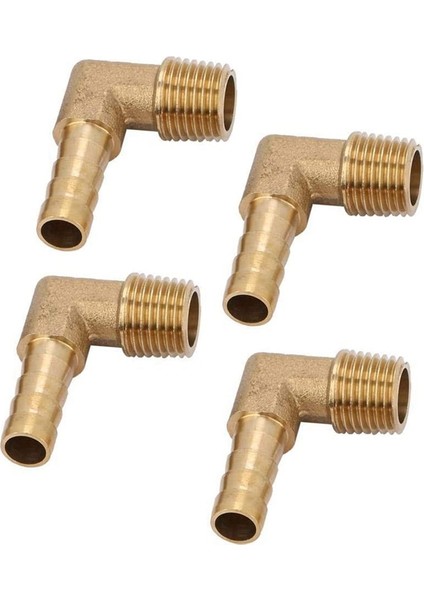 4 Pcs Hortum Dikeni Pirinç Erkek Dirsek Hortum Kuyruk Dikenli Bağlantı Hortumu Bağlantı Adaptörü G1/4 Inç (Yurt Dışından) fiyatları