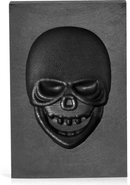 Hyqzltca 2x Döküm Kalıp, Kafatası Grafit Döküm Külçe Kalıp Eritme Döküm Rafineri Metal Alüminyum Bakır Için Pota Kalıp (Yurt Dışından) modelleri