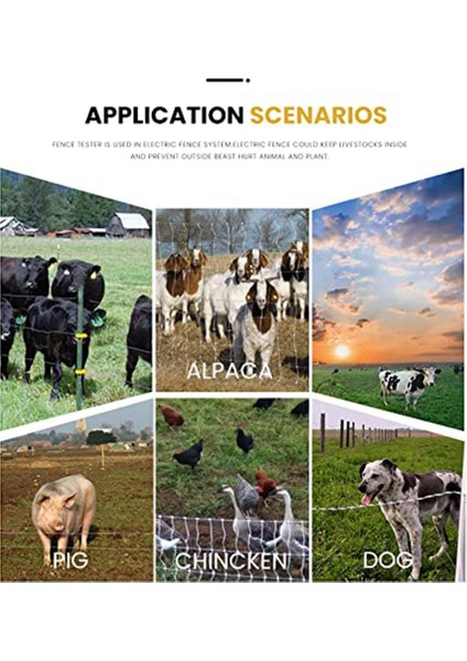 Namuny Plastik Elektronik Çit Teli Gergi Hayvancılık Elektrikli Çit Teli Taşınabilir Bant Sıkıştırıcılar Çiftlik Aksesuarları Için 24 Adet (Yurt Dışından) modelleri