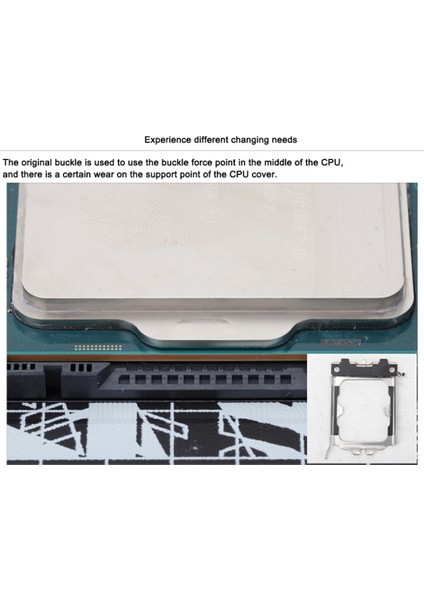 Cpu Bükme Düzeltici Çerçeve-1 x Tornavida ile Cpu Bükme Düzeltme Sabitleme Tokası-Kırmızı (Yurt Dışından)