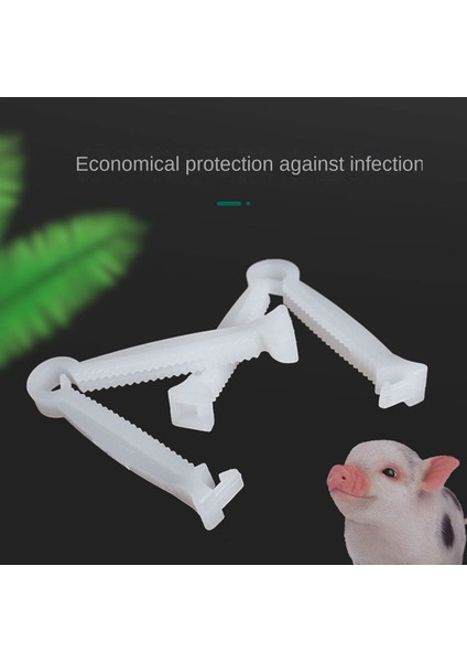 100 Adet Tek Kullanımlık Kelepçeler Hayvanlar Domuz Hayvanları Için Hayvancılık Domuz Ekipmanları (Yurt Dışından) fiyatları