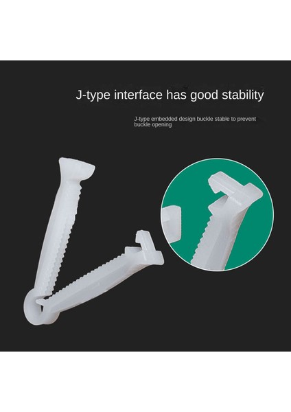 100 Adet Tek Kullanımlık Kelepçeler Hayvanlar Domuz Hayvanları Için Hayvancılık Domuz Ekipmanları (Yurt Dışından) modelleri