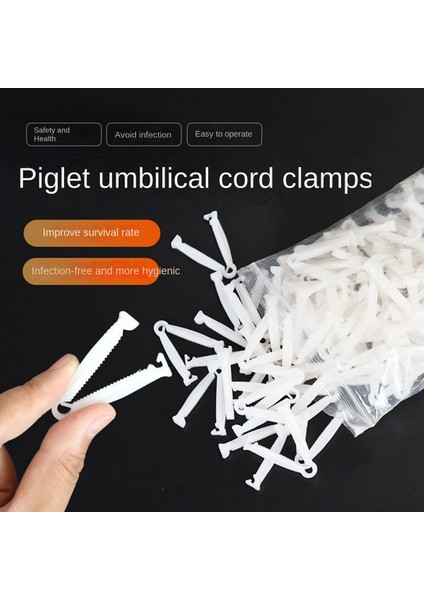 100 Adet Tek Kullanımlık Kelepçeler Hayvanlar Domuz Hayvanları Için Hayvancılık Domuz Ekipmanları (Yurt Dışından) fırsatları