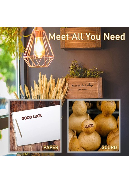 28 Parça Ahşap Yakma Ucu Harfler Ahşap Yakma Araçları Kişiselleştirilmiş Setler, Oyma El Sanatları Için Ahşap Yakma Dıy (Yurt Dışından) fırsatları