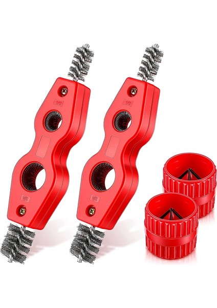 4 Adet Bakır Boru Temizleyici ve Rayba Seti Iç-Dış Rayba Boru ve Boru Çapak Alma Rayba Pah Aracı (Yurt Dışından) modelleri