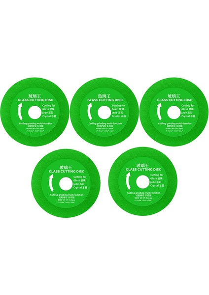 5'li Cam Kesme Diski Paketi, Elmas Kesme Bıçakları 4 Inç Taşlama Makinesi Için Testere Bıçakları, Elmas Kesme Diskleri (Yurt Dışından)