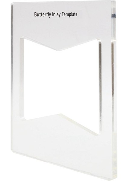 Ağaç Işleme Papyon Anahtarı-3 * Kelebek Kakma Şablonu-Şeffaf Renk (Yurt Dışından)