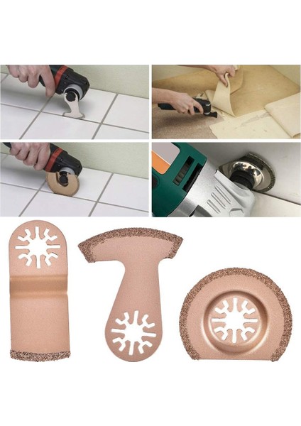 Adet Çok Fonksiyonlu Fayans Testere-3* Testere Bıçağı-Altın (Yurt Dışından) fırsatları