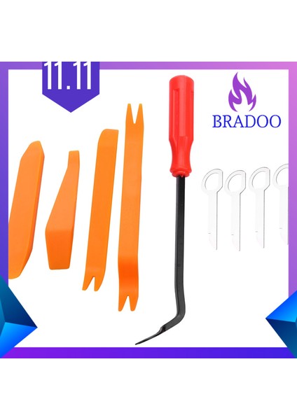 Araba Kapı Klipsi Paneli Ses Video Kontrol Paneli Için 9 Paket Araba Trim Temizleme Aleti Kiti (Yurt Dışından) fiyatları