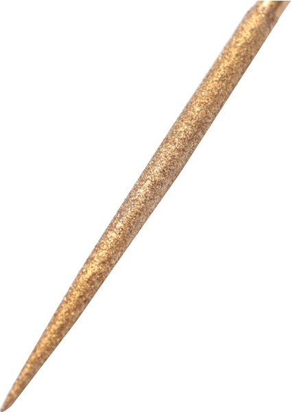 Elmas Iğne Seti Seti 3mm x 140MM, Yuvarlak Dosyalar Metal Ahşap Taş Cam Için Titanyum Kaplamalı Aletler, 10 Adet (Yurt Dışından)