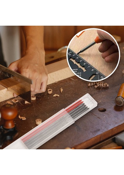 Masif Ağaç Işleme Kalem Seti, 6 Yedekli, Dahili Kalemtıraş (Yurt Dışından) fiyatları