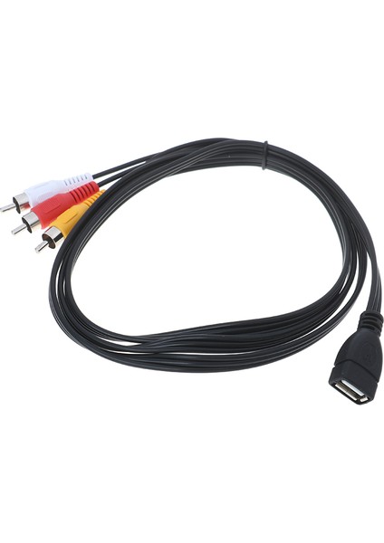 Feet/1.5 M USB 2.0 Dişi 3 Rca Erkek Video A/v Kamera Adaptör Kablosu (Yurt Dışından)