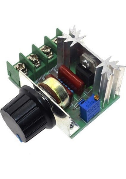 Yüksek Kaliteli 2000W Ac 220V Scr Elektronik Voltaj Regülatörü Modülü Hız Kontrol Kontrol Cihazı (Yurt Dışından) fiyatları