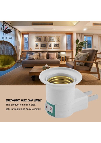 Fiş Tipi Lamba Tutucu Vida Ağzı E27 Lamba Başlığı Soketi Lamba Soketi Adaptörü (Yurt Dışından) modelleri