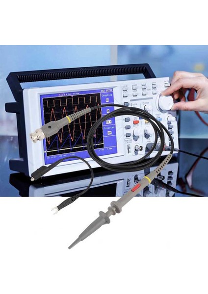 LA05110 1m 100MHZ Pvc Test Ucu Kiti Yalıtımlı Koruyucu Kapaklı Osiloskop Probu Aksesuarları (Yurt Dışından)
