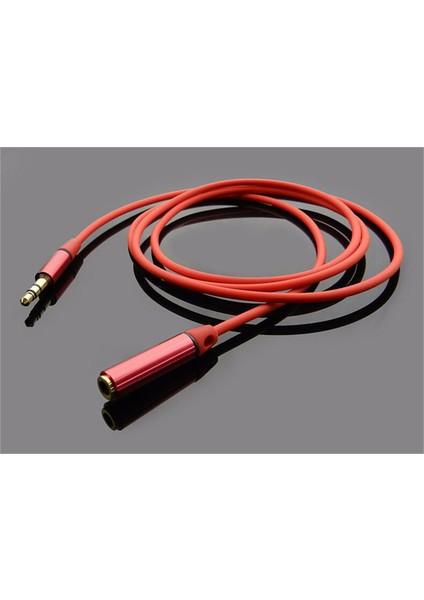 Kırmızı 3.5mm 4 Kutuplu Erkek Kadın Kulaklık Kulaklık Uzatma Kablosu Ses Adaptörü (Yurt Dışından) fırsatları