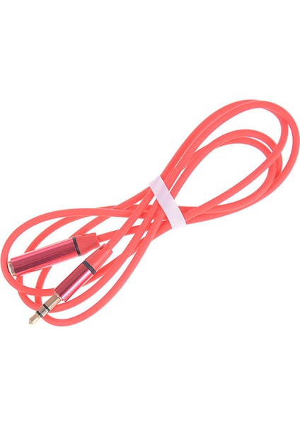 Kırmızı 3.5mm 4 Kutuplu Erkek Kadın Kulaklık Kulaklık Uzatma Kablosu Ses Adaptörü (Yurt Dışından) indirimleri