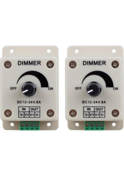 LED Işıklar Için 2x Pwm Karartma Kontrol Cihazı (Yurt Dışından)