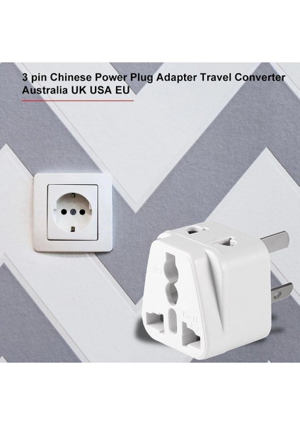 Pinli Çin Güç Fişi Adaptörü Seyahat Dönüştürücü Avustralya Ingiltere Abd Ab (Yurt Dışından) indirimleri