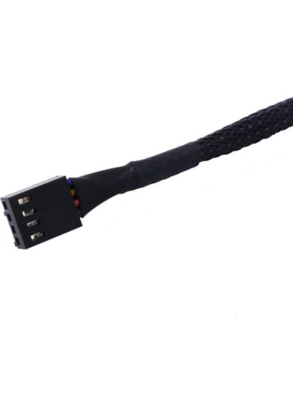 Bakır 2 Yollu Pwm 4pin/3pin Bilgisayar Fanı Kollu Splitter Uzatma Kablosu 27 cm (Yurt Dışından) modelleri