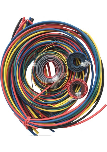 55M/KIT Isıyla Daralan Makaron 11 Boy Renkli Tüp Kılıfı Tel Kablo 6 Renk - Fotoğraf Rengi (Yurt Dışından) indirimleri