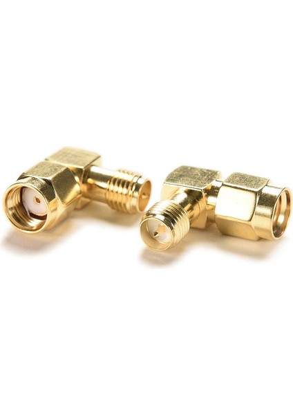 1x Adaptör 90° Rp.sma Erkek Jakından Rp.sma Dişi Fiş Konnektörüne Dik Açılı (Yurt Dışından) fiyatları