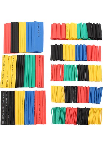 328 Adet Araba Kablosu Isıyla Daralan Boru Boru Sarma Kol Çeşitleri (Yurt Dışından)