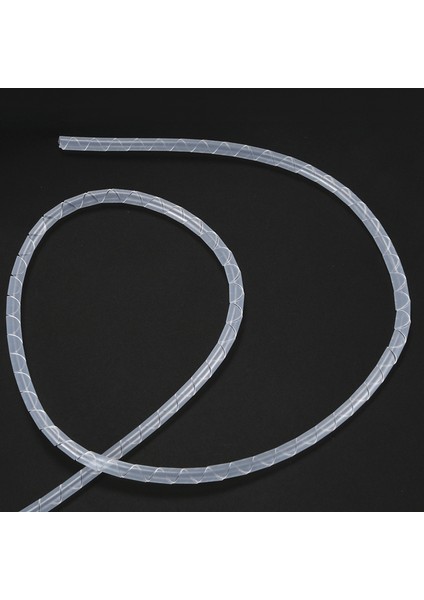 Kablo Tel Düzenleyici Yöneticisi Spiral Sarma Bandı 6mm Dia 15M Uzunluk Beyaz (Yurt Dışından) modelleri