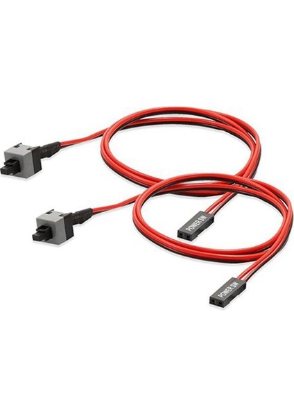 Paket 2 Pin Sw Pc Güç Kablosu Açma/kapama Düğmesi Atx Bilgisayar Anahtarı Kablosu 45 cm (Yurt Dışından) modelleri