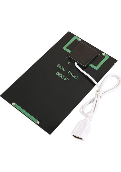 5W 5V Güneş Paneli Pil Şarj Cihazı Dıy Güneş Modülü USB Solar Şarj Kartı - Siyah (Yurt Dışından) fiyatları