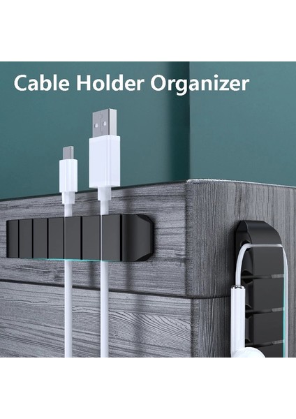 Adet Kendinden Yapışkanlı Kablo Kabloları Organizatör Masaüstü Gözenekli Silikon USB Şarj Kablosu Yönetimi Sarıcı Klip Ev, Ofis, Araba Kabloları Hattı Organize Için Uygun (Yurt Dışından) fiyatları