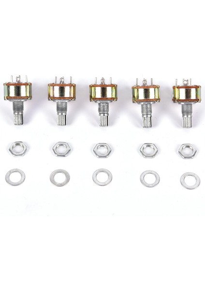 Yeni 5pcs WH148 Tek Potansiyometre 500K Potansiyometre Ince B500K Anahtar Pimi (Yurt Dışından)