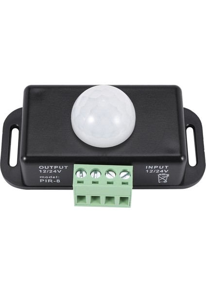 x Dc 12V/24V 8A Kızılötesi Pır Hareket Sensörü Anahtarı LED Işık Şeridi Otomatik, Siyah (Yurt Dışından) indirimleri