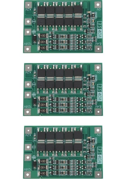 12V Li-Ion 18650 Koruma Kartı Için 3x 3s 40A (Yurt Dışından) fırsatları