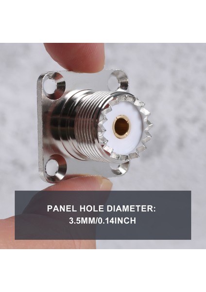Uhf Dişi SO239 Panel Şasi Montaj Flanşı Güverte Montaj Lehim Kabı Rf Konektörü (Yurt Dışından)