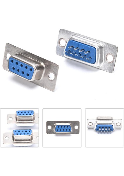 10 Adet RS232 Seri Bağlantı Noktası Konektörü Db9 Dişi Soket Fiş Konnektörü 9pin Adaptör Fengshi (Yurt Dışından)
