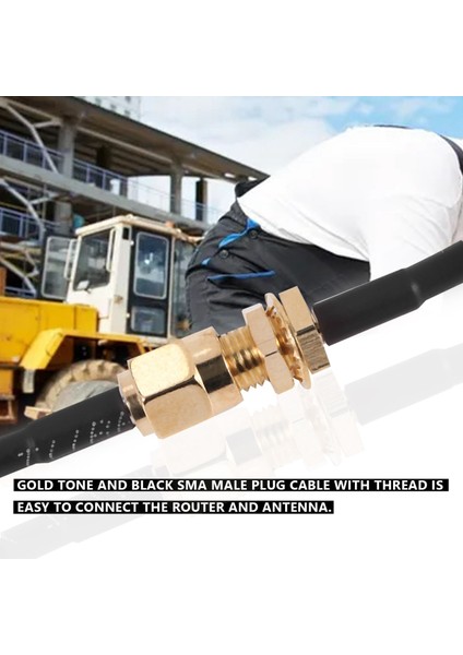 Sma Erkek - Dişi Adaptör Pigtail Koaksiyel Jumper Uzatma Kablosu 3.3ft Uzun (Yurt Dışından) modelleri