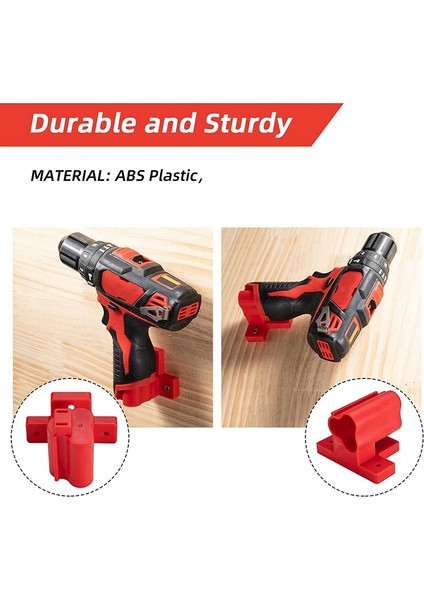 Milwauke M12 Takım Askı Adaptörü Matkap Aksesuarları Için 3 Paket Abs Kırmızı Takım Tutucu Dağı (Yurt Dışından) modelleri