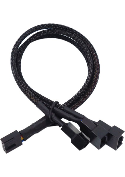 Bakır 3 Yollu Pwm 4pin/3pin Bilgisayar Fanı Güç Kollu Splitter Uzatma Kablosu (Yurt Dışından) fiyatları