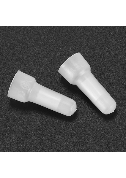 100 Adet 22-16 Ga Awg Kapalı Uçlu Kıvrım Kapakları Ekleme Göstergesi Tel Konnektörleri Terminalleri (Beyaz) (Yurt Dışından) fırsatları