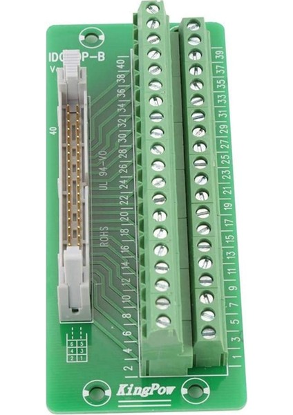 IDC40P 40PIN Konektör Şeridi Kesme Kartı Terminal Bloğu Fiş Plc Arayüzü Braketli, Plc Için, Dın Ray Montajı (Yurt Dışından) fırsatları