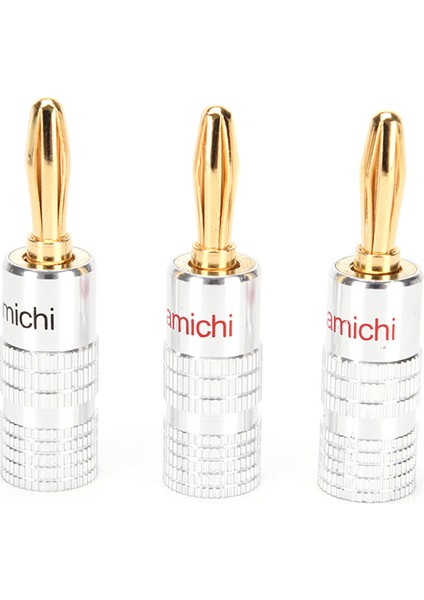 Yeni 24 Adet 24 K Muz Fiş Adaptörü Ses Jak Konnektörü Nakamichi Hoparlör Kablosu (Yurt Dışından) indirimleri