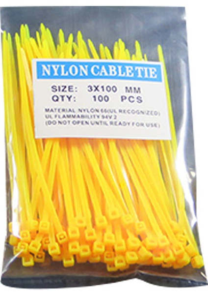[ayak KANEPE]*100 Adet 3*100MM Yeniden Kullanılabilir Renkli Standart Kendinden Kilitlemeli Plastik Naylon Kablo Bağları Tel Fermuarlı Kravat (Yurt Dışından) indirimleri