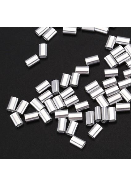 200 Adet M1.5 Tel Halat Alüminyum Yüksük Kablo Bağları Sıkma ve 120 Adet Alüminyum Sıkma Döngü Kolu (Yurt Dışından) modelleri