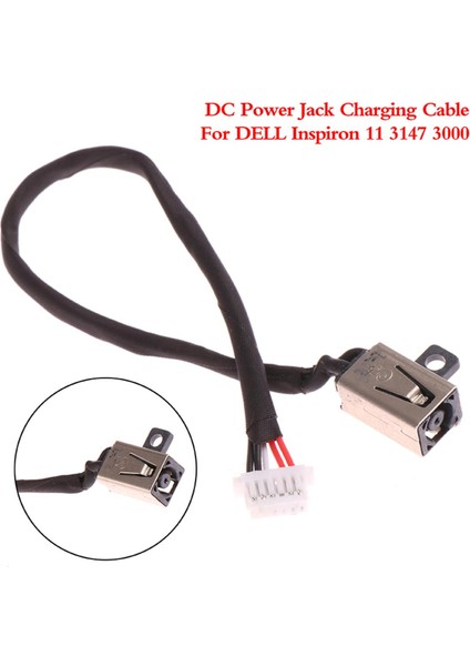 Dell Inspiron 11 3147 3000 Için Dizüstü Bilgisayar Dc Güç Jakı Şarj Kablosu Konektörü (Yurt Dışından)