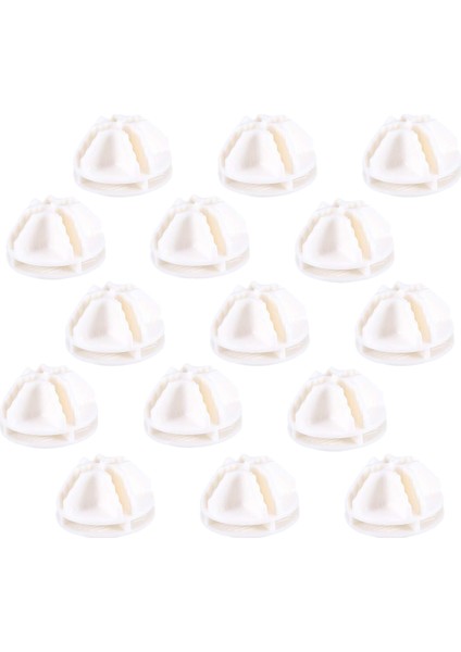 Tel Küp Depolama Rafları Için 20 Adet Izgara Küp Konektörü Abs Konnektörleri (Beyaz) (Yurt Dışından)